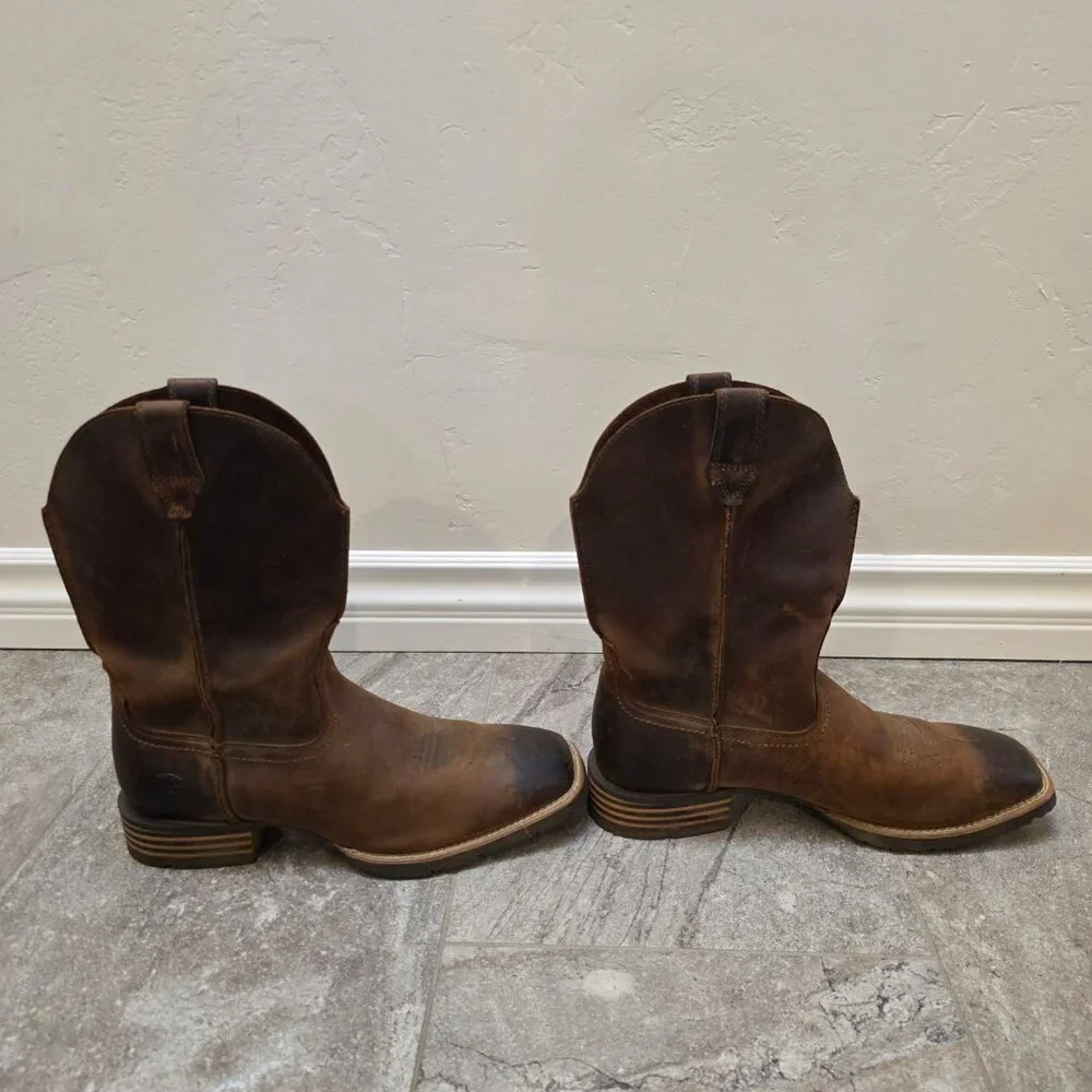 Ariat Rambler Western Leather Boots Men Size 12D